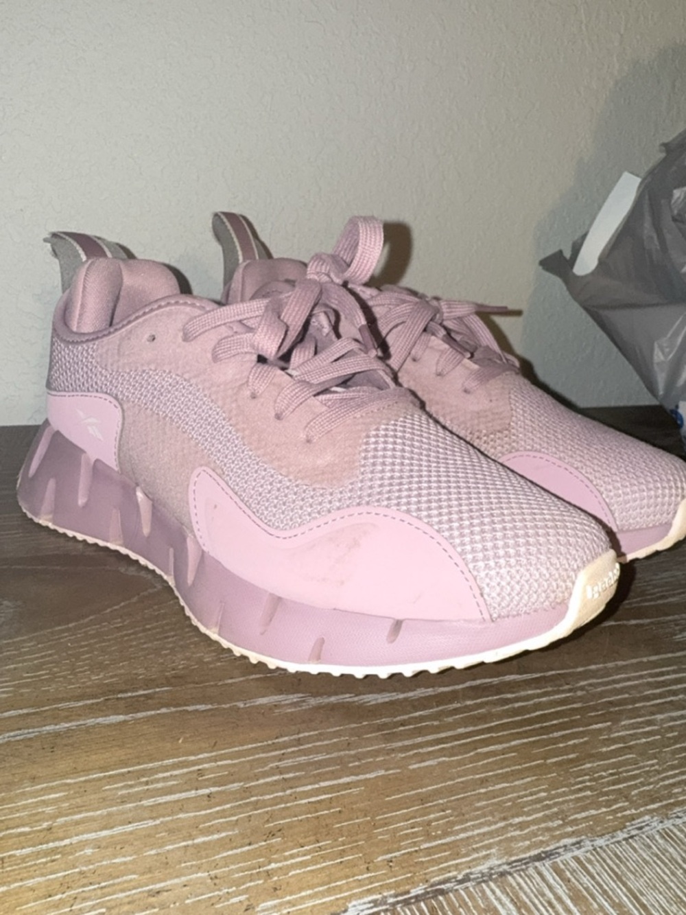 Reebok Women's Purple Mesh & Suede Athletic Sneakers